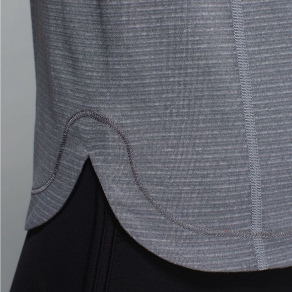 Lululemon Turn It Up Long Sleeve Top Heathered Slate 4 - Picture 5 of 12
